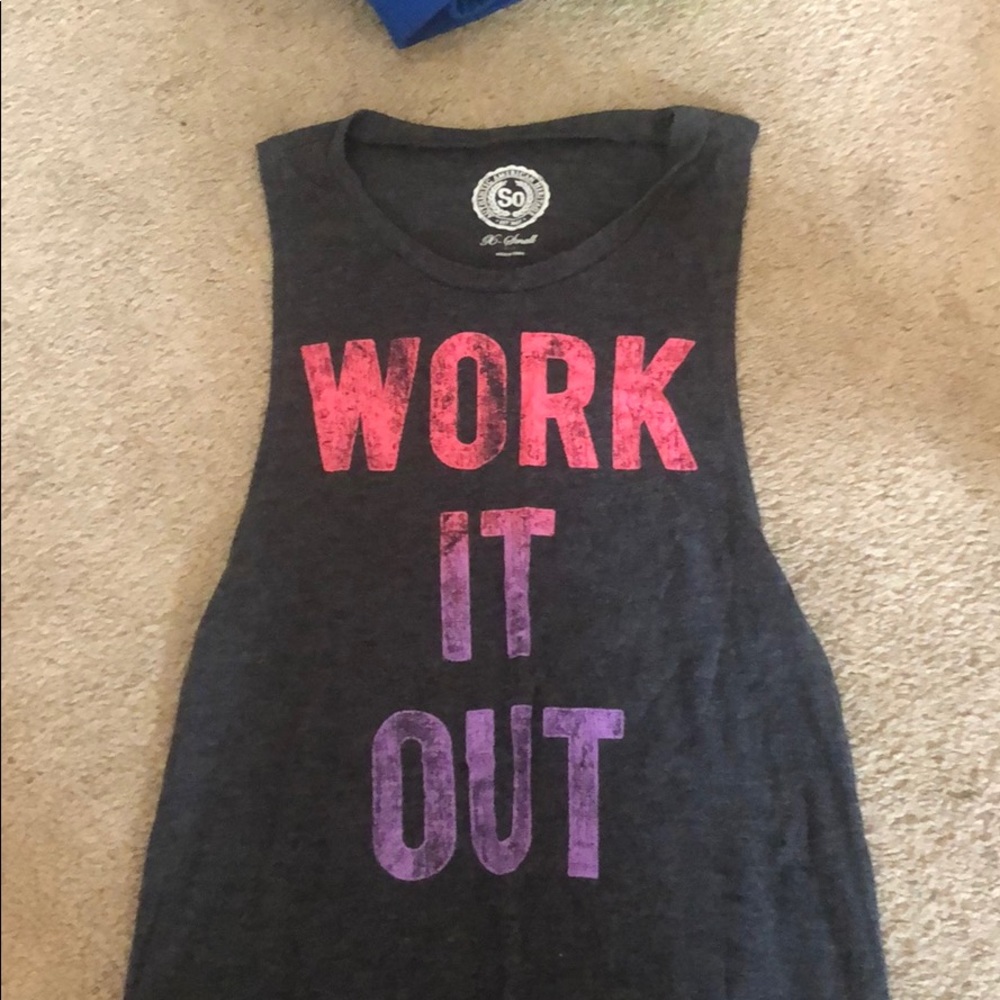 Work out shirt